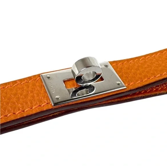 Hermes Orange Pet Collar and Leash Set - Picture 14 of 16